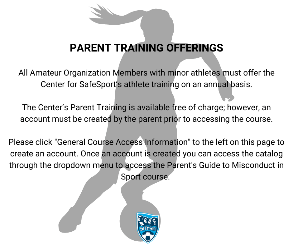SafeSport South Dakota Youth Soccer Association